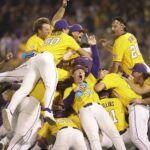 LSU wins 1st College World Series title since 2009, beating Florida 18-4 one day after 20-run loss