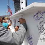 Southwest Healthcare celebrates the topping out of the final beam for the new patient tower at Inland Valley Hospital