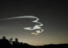 Rocket launch from Vandenberg Base seen in So Cal