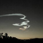 Rocket launch from Vandenberg Base seen in So Cal