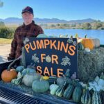 Young Lake Riverside Estates entrepreneur markets homegrown pumpkins