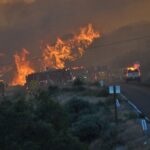 2350 structures threatened by Highland Fire