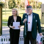 Actress Gail O’Grady honors military Purple Heart recipients at Golden Era Golf Course in San Jacinto