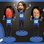 Los Angeles Chargers super fan Merrianne bobbleheads unveiled