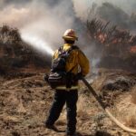 Lisa Fire has burned 867 acres as of Monday morning near Moreno Valley