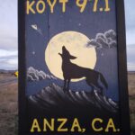 Volunteer renovates KOYT sign