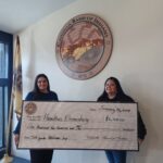 Cahuilla Band of Indians present donation to Hamilton Elementary School