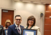 Supervisor Yxstian Gutierrez proclaims Cyndi Lemke the Fifth District 2024 Woman of the Year