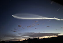 SpaceX launch lights up Anza skies