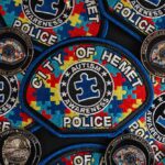 Hemet police officers wear their support for autism acceptance