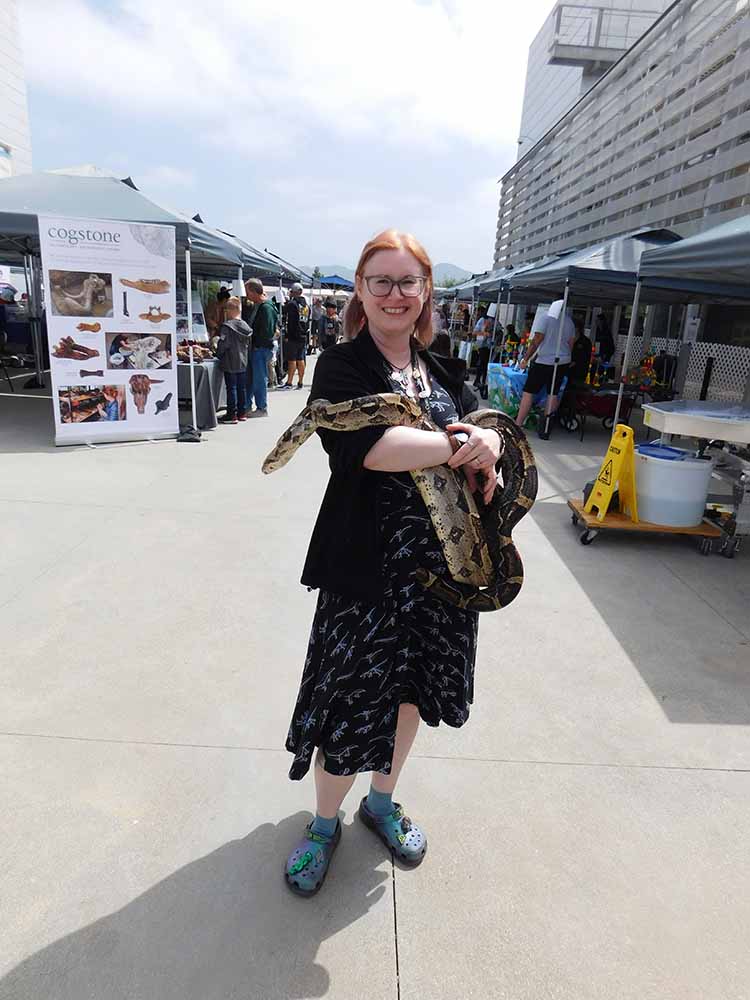 Snake-tastic Science: Leya Collins and the Western Science Center Host Successful Inland Empire Science Festival
