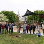 Ceremonial tree planted in celebration of Earth & Arbor Day