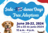 Free shelter adoptions through IndePETdence Days