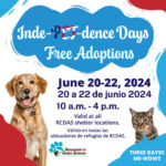 Free shelter adoptions through IndePETdence Days