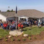 Volunteers landscape yard for veteran’s home
