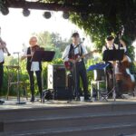 Goldene Medina Klezmer Band plays in support of Holocaust Educational Memorial in Murrieta Town Square Park