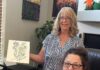 Friends of the Anza Community Library restore Louise Hamilton watercolor paintings
