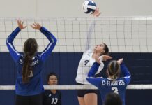 Santa Rosa Academy Rangers dominate California Lutheran C-Hawks in volleyball shutout