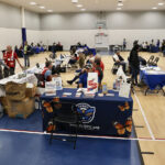 Airport Fire victims seek help from Riverside County Emergency Services in Lake Elsinore