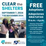 Free pet adoptions on Sept. 7 to honor Clear the Shelters
