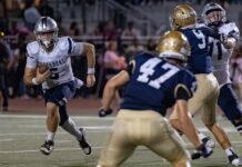 Pumas dominate Vista Murrieta 55-28 in Big West Upper Division opener