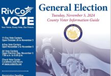 Riverside County sends County Voter Information Guides to Riverside County registered voters