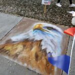 Volbrecht Rotary Chalk Walk artwork celebrates Veterans Day in Murrieta