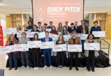 Landen Fogle of Murrieta wins prize in 3-2-1 Quick Pitch competition at Nebraska
