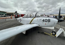 Helicopters and airplanes on display at the French Valley Airport Open House and the Made Local market
