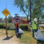 Redshank Riders nonprofit clears litter along rural highway