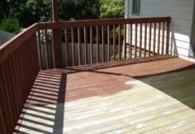 The best time to stain or paint a deck