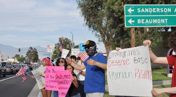 Protestors assemble for No Kings demonstration in Hemet