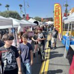 Families enjoy shopping before heading back to school