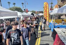 Families enjoy shopping before heading back to school
