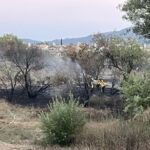 Samantha Fire erupts in the Wolf Valley area