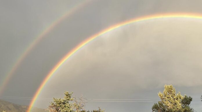 Rainbows brighten Anza skies after summer monsoon showers
