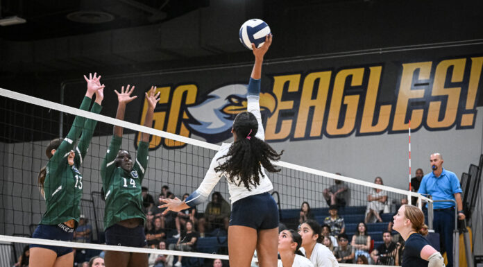 Eagles soar in fifth set to edge Chaparral in cross-town volleyball thriller