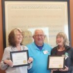 Anza Electric Cooperative Board Directors receive the CCD award