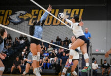 Eagles soar in Ivy League opener with sweep over Liberty