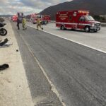 Motorcyclist down after collision on I-15 near Stewart Canyon Road