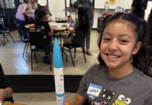 At-risk youth celebrate Space Week with rockets and spaceships at My City Youth