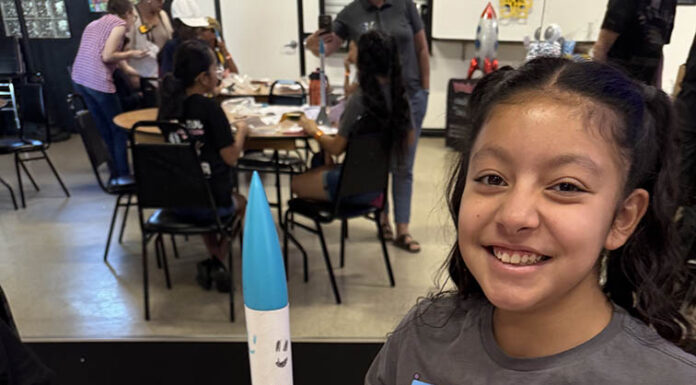 At-risk youth celebrate Space Week with rockets and spaceships at My City Youth