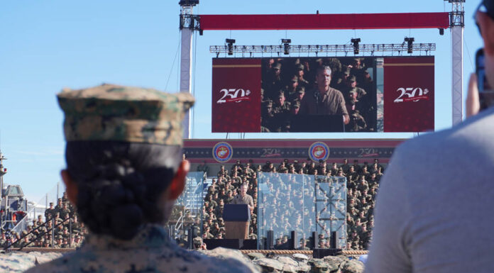 Marines mark 250th birthday at Marine Corps Base Camp Pendleton amid demonstrations, controversy