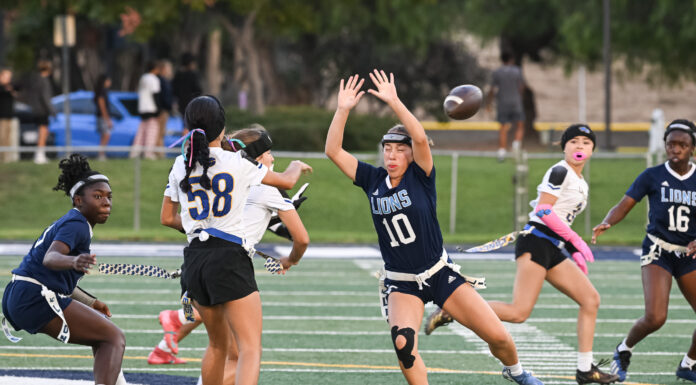 Linfield Christian’s flag football winning streak ends, playoff drive intensifies