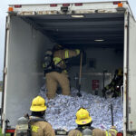 Truck catches fire in Temecula