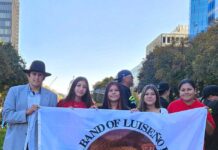 Soboba TANF youth participate in state capital parade