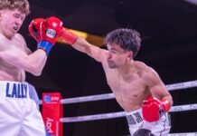 Lorenzana claims title, Pacquiao debuts in electric night at Pechanga