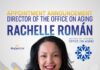 Rachelle Román appointed as new Director of the Office on Aging by Riverside County Board of Supervisors