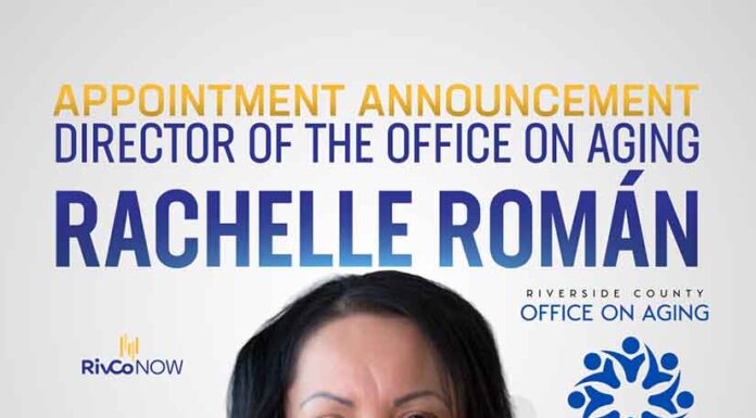 Rachelle Román appointed as new Director of the Office on Aging by Riverside County Board of Supervisors