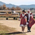 Santa’s high-flying arrival delights families at Lake Riverside Estates